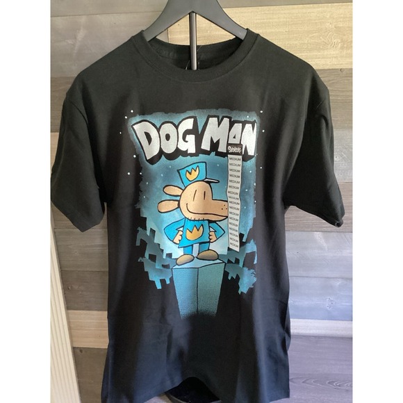 Spencer's Other - Spencer's DogMan Black Graphic T- Shirt Size Medium